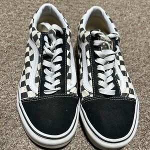 Vans Black and White Checkered Shoes
